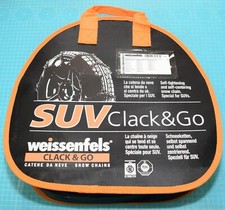 paire de chaines à neige WEISSENFELS CLACK&GO SUV taille RTS105 Homologuées neuf