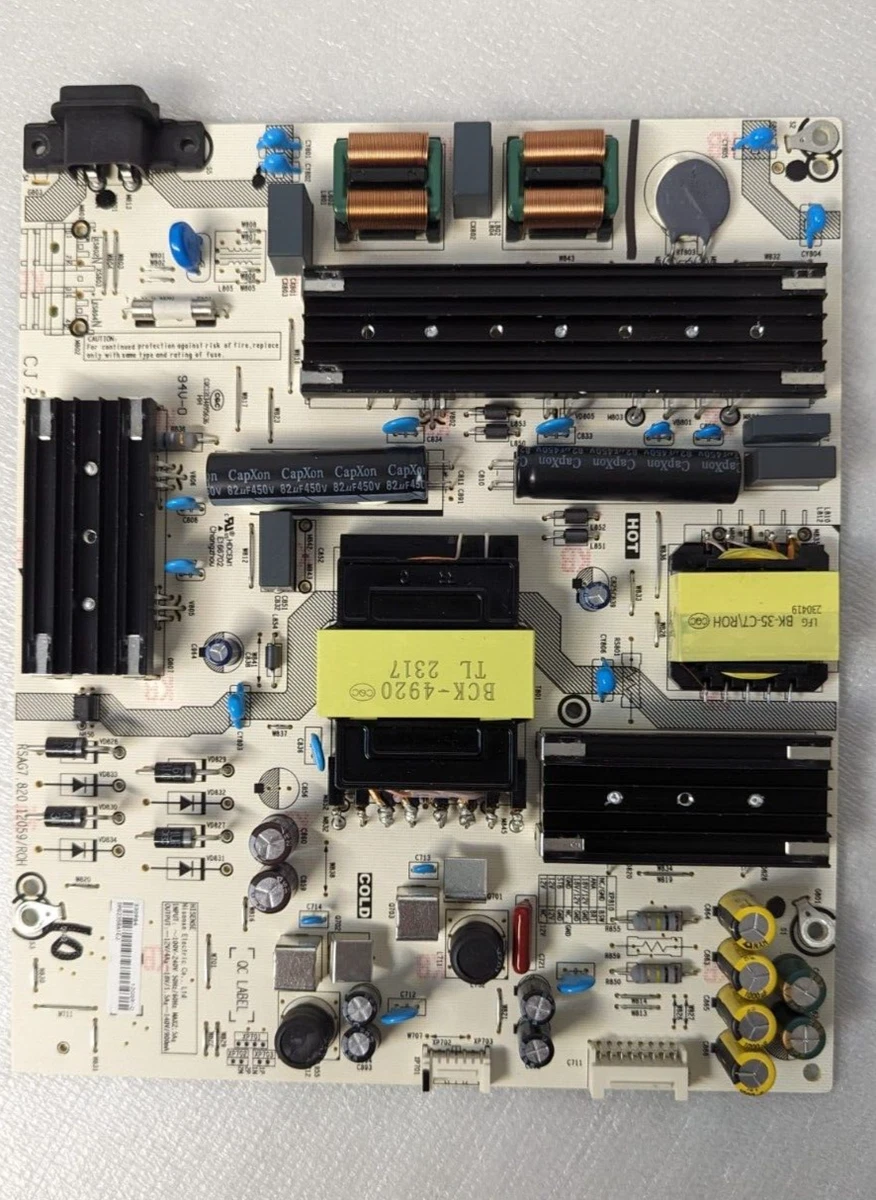 Bouton D'alimentation Pour TV Hisense H60NEC5600 - Réf. MZMH1180315, Occasion, Testé Fonctionnel
