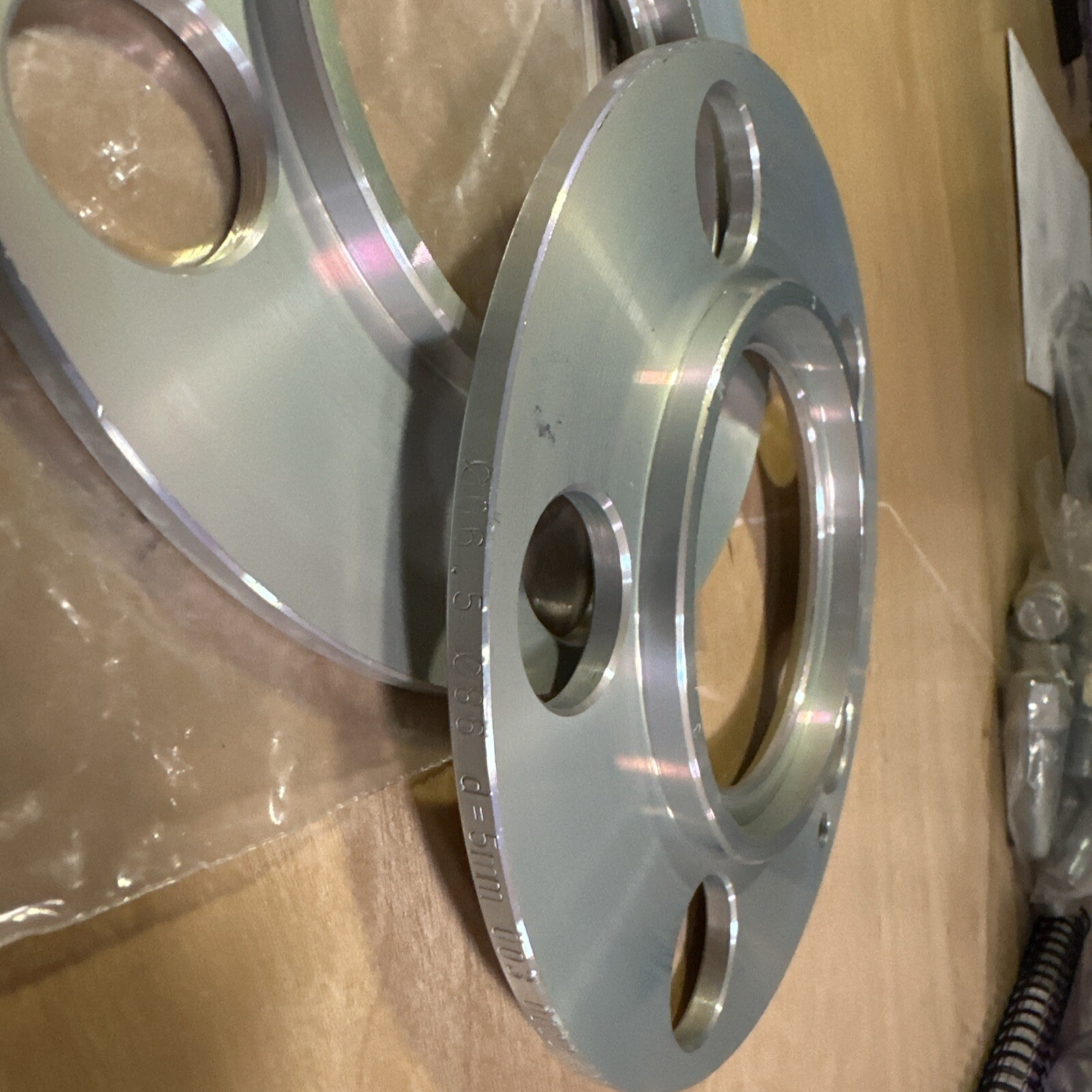 BRABUS Wheel Spacer 5 MM 86 MM To 66.5 MM Hub centric set Of 2 Pc #AP-05-M14
