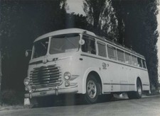 FOTOGRAFIA ORIGINALE D'EPOCA AUTOBUS FIAT (A9)