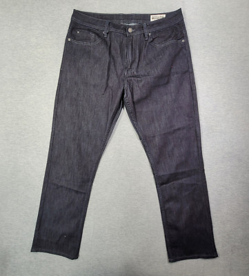 Buffalo David Bitton Jeans Men 36x32 Blue DrivenX Basic Straight Leg Stretch NWT
