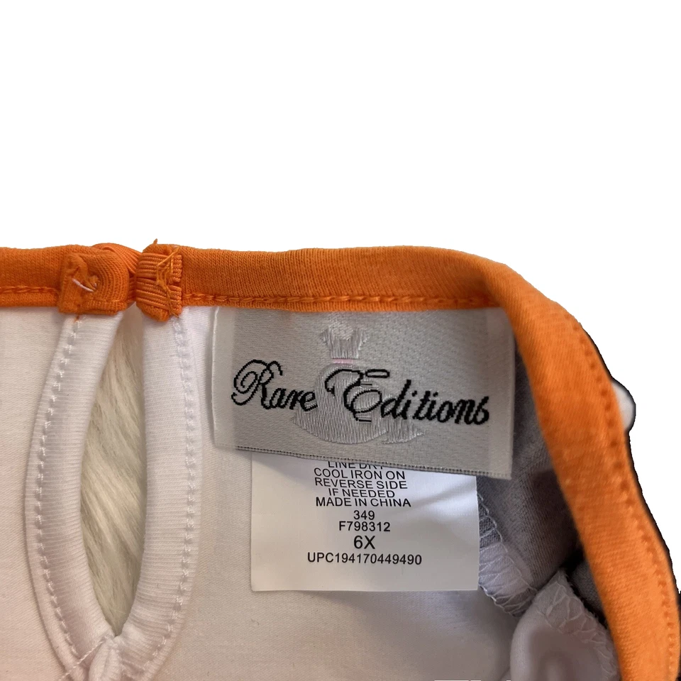 Nuevo Conjunto de Pantalones Top Ediciones Raras "Peace Love Fall" Calabaza Halloween Niñas 6X Foto 2 de 4