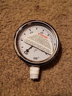 WIKA Pressure Gauge 213.53 2.5  100 Psi 1/4  NPT New!