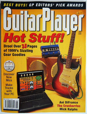 Guitar Player Magazine 1999 June Mick Ralphs John Cephas Cranberries Ear Candy