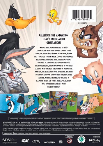 Looney Tunes Complete Platinum Collection Series/V.1-3 DVD NEW Best of WB 100th - Picture 3 of 3