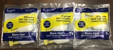 3 Packages Bore-tips by Swab-its 20 Gauge Fast Patchless Firearm Cleaning - New
