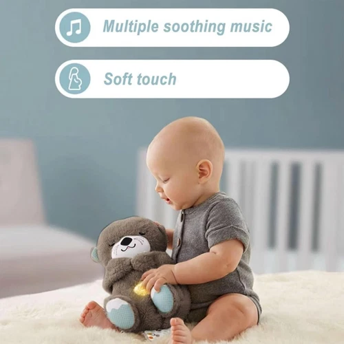 Oso de peluche musical LED máquina de sonido música luz y movimiento de respiración rítmica - Imagen 14 de 39