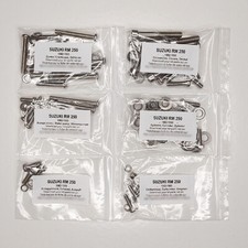 SUZUKI RM 250 1982 1983 1984 1985 Kit vis CRUCIFORME inox moteur complet RM250