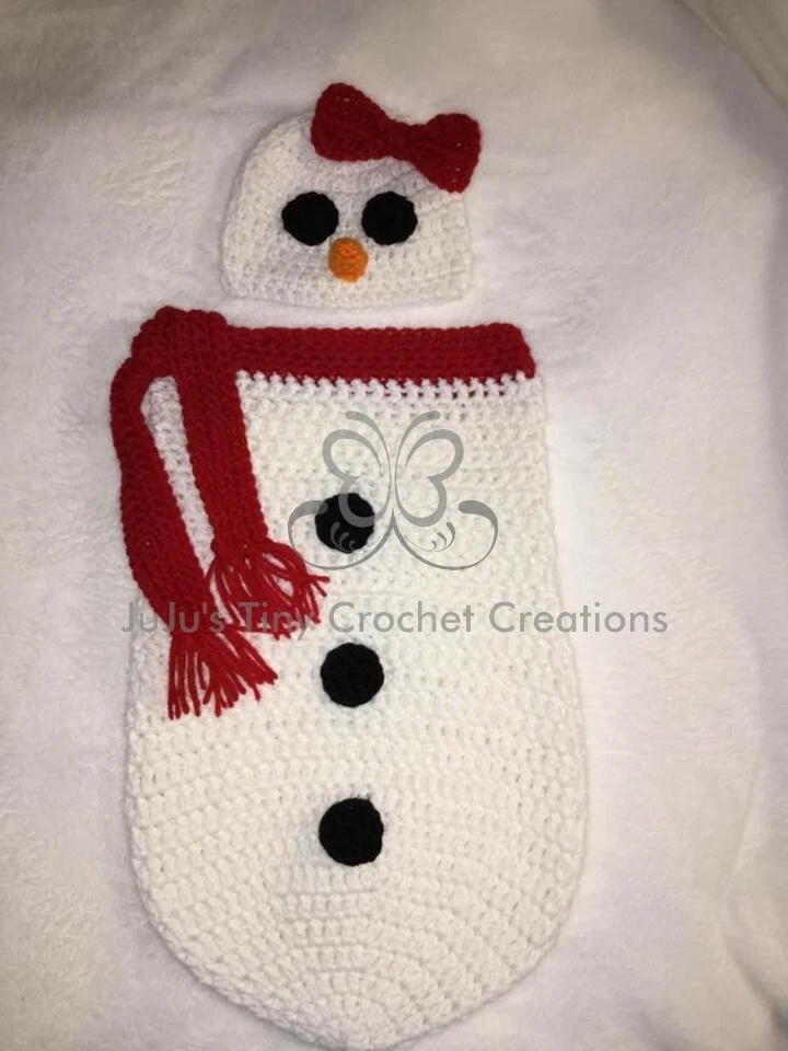 Bebé Muñeco de Nieve Mujer de Nieve Halloween Navidad Disfraz Foto utilería Baby Shower Regalo Foto 2 de 4