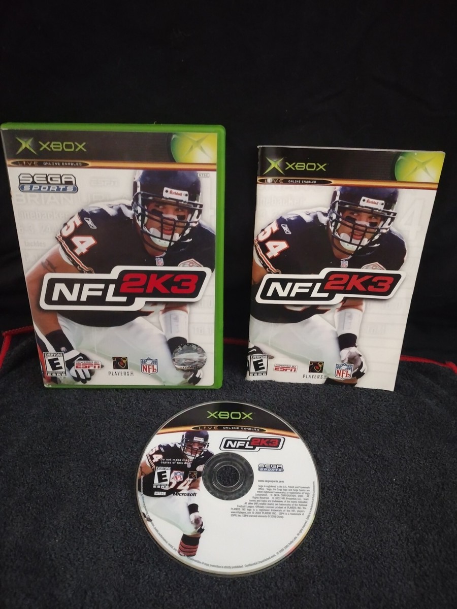 Brian Urlacher Cover NFL 2K3 (Microsoft Xbox, 2002) 10086640229| eBay