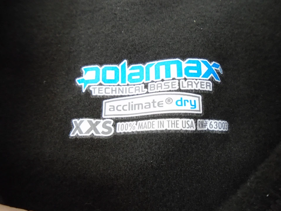 POLARMAX 4G61A JUVENIL CREW QUATTRO POLAR 2XS (0-2) CAPA BASE SUPERIOR NEGRO Foto 4 de 4