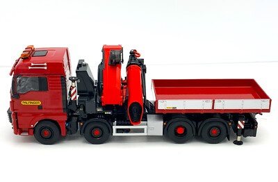 MAN TGX XLX facelift 8x2 palfinger crane PK1650TEC +jib, WSI truck