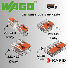 WAGO 221 Lever Wire Connectors – Splicing Quick Electrical Terminal Block
