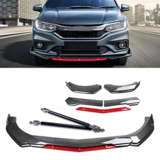 Front Bumper Lip Splitter Spoiler Carbon Fiber For 3-07 Honda Accord Body Kits