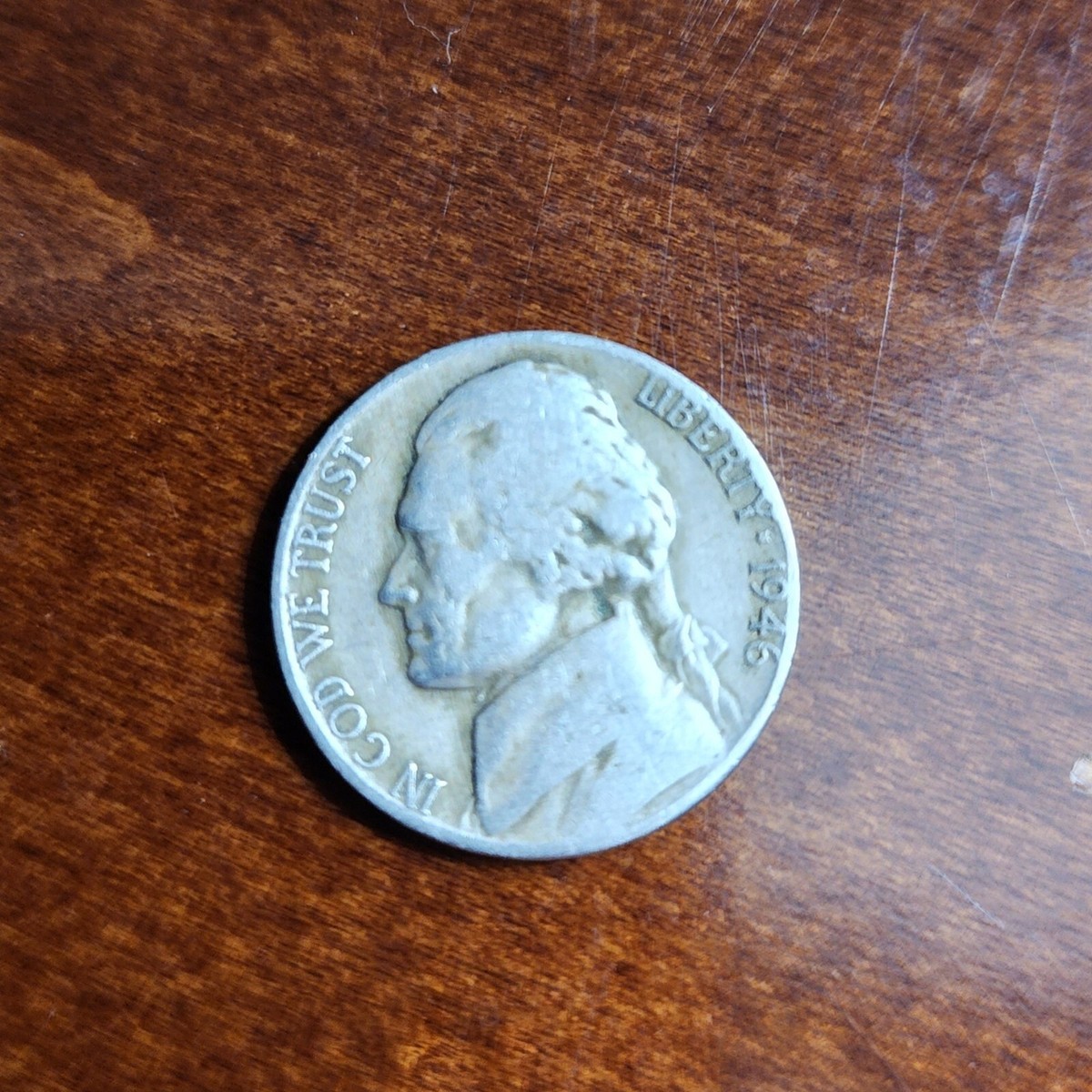 1946 Jefferson Nickel NO MINT MARK RARE Post-War Coin | eBay