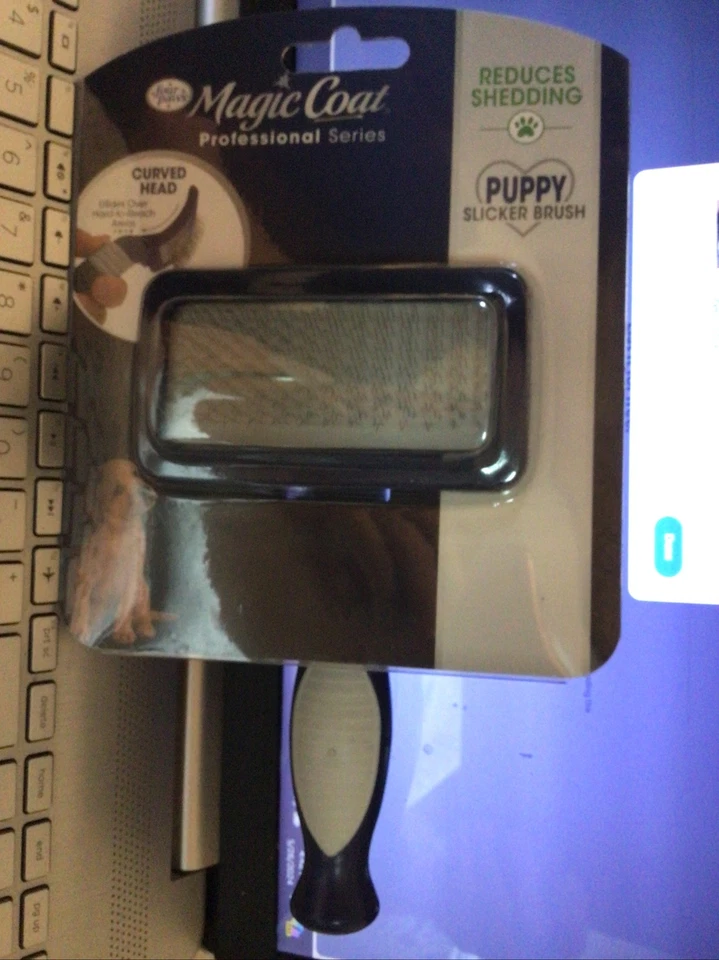 Cepillo liso Four Paws Magic Coat serie profesional para perros, NUEVO Foto 3 de 4