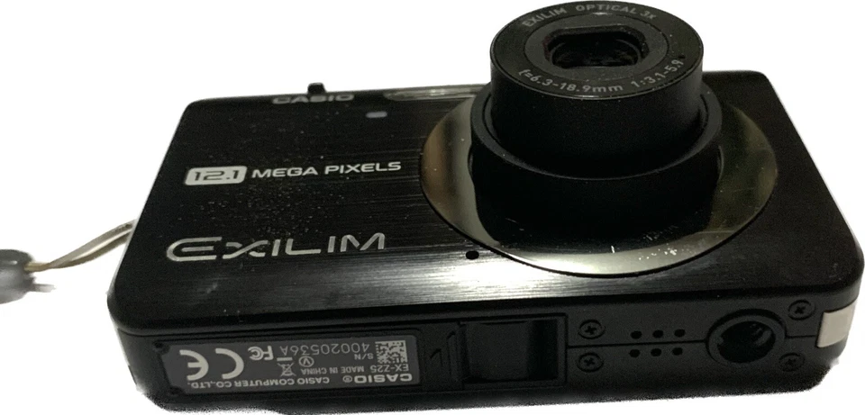 CASIO Exilim EX-Z25 Black Digital Camera 12.1 MP DigiCam CCD Sensor 2009 JAPAN - Bild 3 von 4