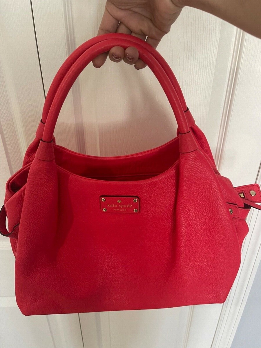 Kate Spade Berkshire Road Stevie Fuchsia Leather Shoulder