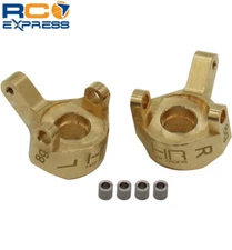 Hot Racing Axial SCX24 Heavy Duty Brass Front Steering Knuckles SXTF21H