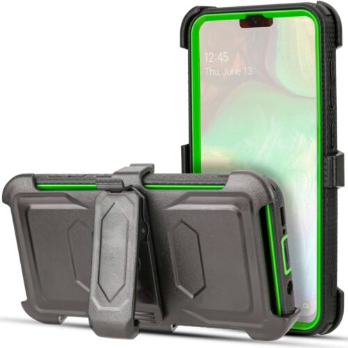 Für Samsung Galaxy A20/A30 Robuste Holster Defender Rüstung Case + Einbaudisplay - Bild 20 von 41