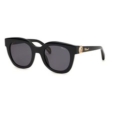 Chopard Womens Round 52mm Sunglasses Glossy B...