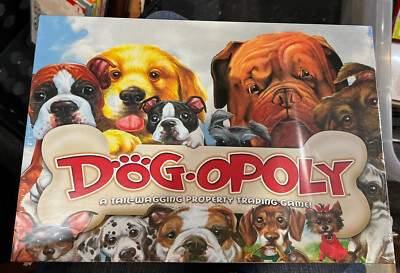 モノポリー ドゴポリー 犬 MONOPOLY 希少 レア Vintage Dog-Opoly Dogopoly Board Game Monopoly Complete Rare