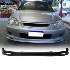 Fits 99-00 Honda Civic EK Mugen Style Front Bumper Lip Chin Spoiler Unpainted PP