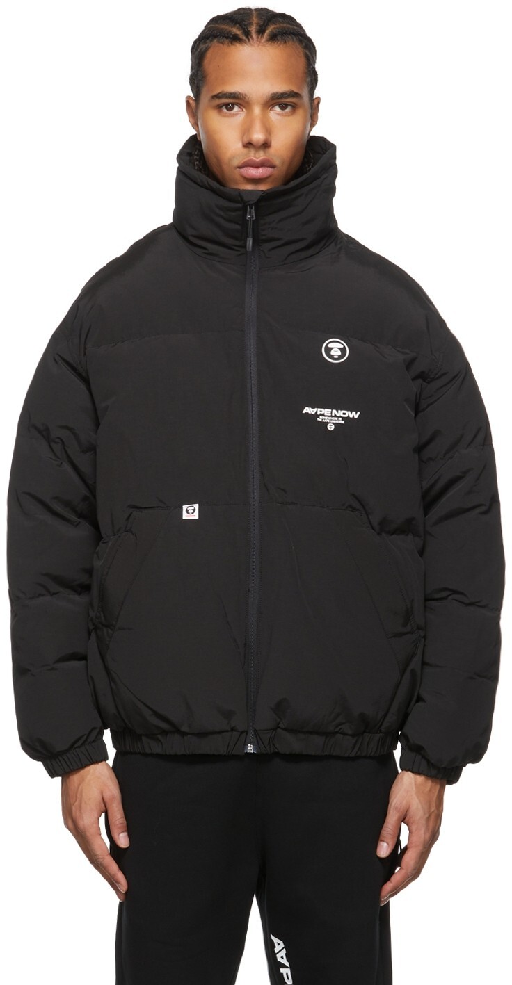 bape black puffer jacket