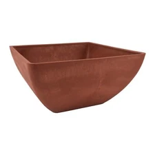Arcadia Garden Products PSW FBD30TC Simplicity Square Terra Cotta Color