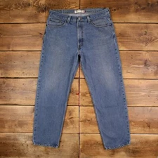 Vintage Levis 550 Jeans 38 x 32 Stonewash Straight Blue Red Tab Denim