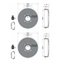 Tambour de frein Citroen C15
