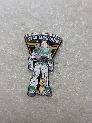 Disney Pixar Lightyear Movie Star Command Buzz Lightyear & Sox LR Disney Pin