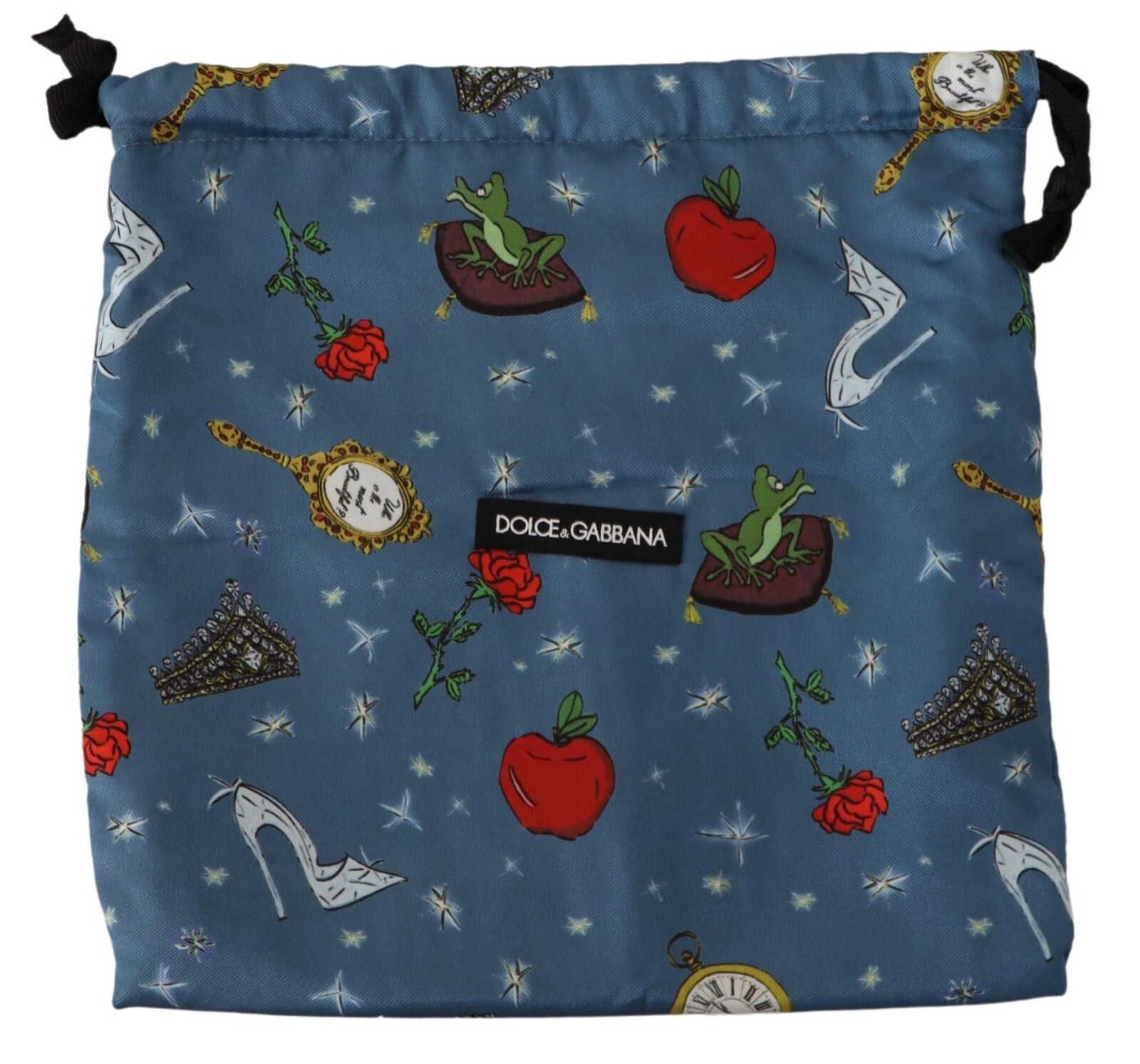 DOLCE - GABBANA Сумка-пылесборник Синяя Сицилия Сумка для обуви на шнурке 26см x 26см 5590₽