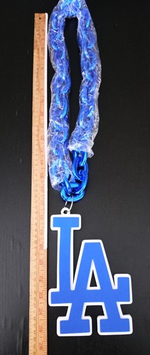New Los Angeles Dodgers Necklace Chain 34 inches 3D Foam Logo - Picture 4 of 7