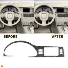 Carbon Fiber Dashboard Speedometer Surround Panel Cover For Audi Q7 4L 2007-2015
