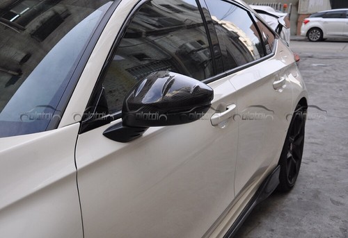 Cubiertas de espejo retrovisor de carbono forjado en seco para Honda Civic Type-R FL5 11a pasta - Imagen 11 de 12