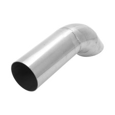 2.5" ID Inlet Turn Down Exhaust Hose T304 Stainless Steel Surface 2.5" Inlet