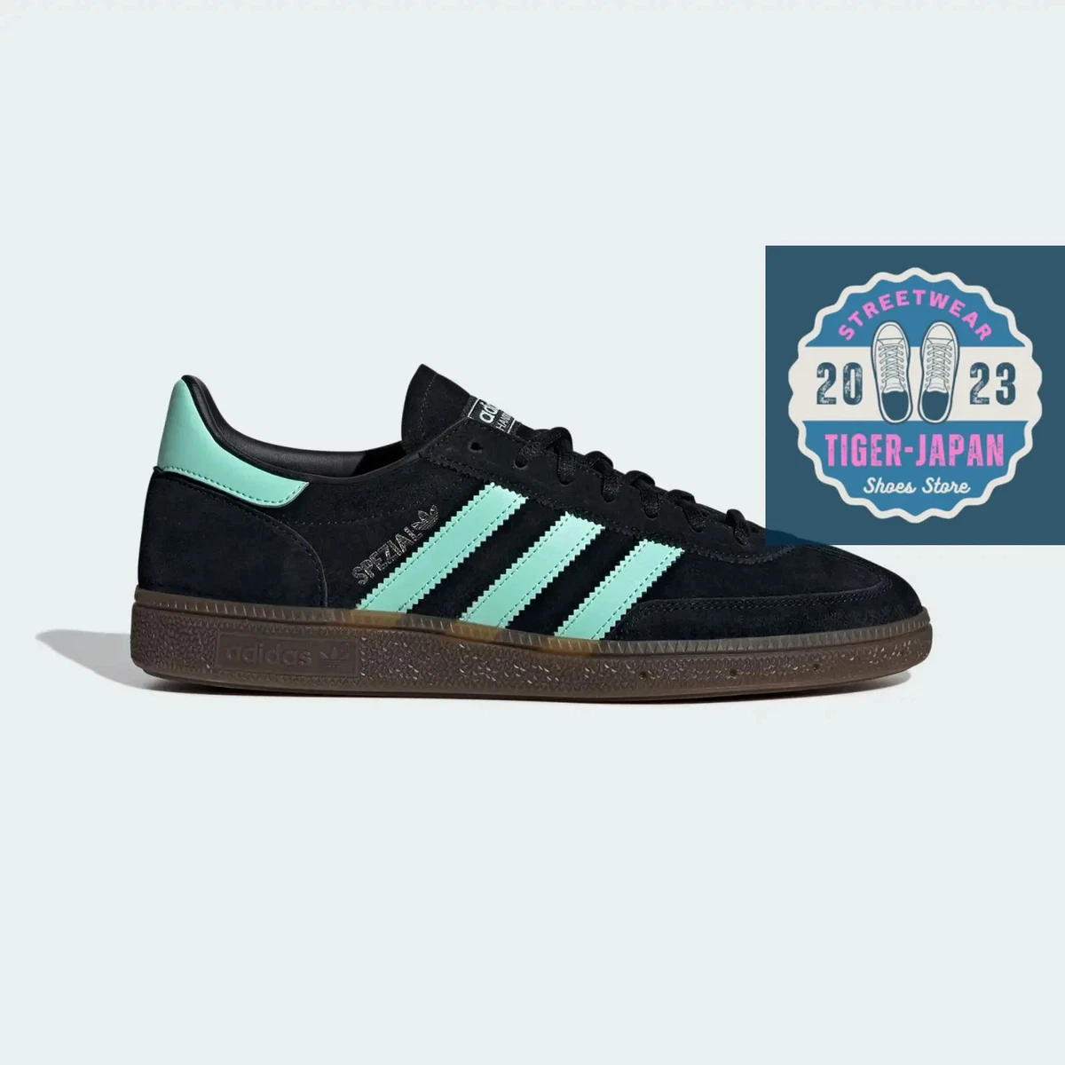 靴 adidas Handball SPZL ClearMint/Gum Black Adidas Handball Spezial Black Clear Mint for sale | eBay