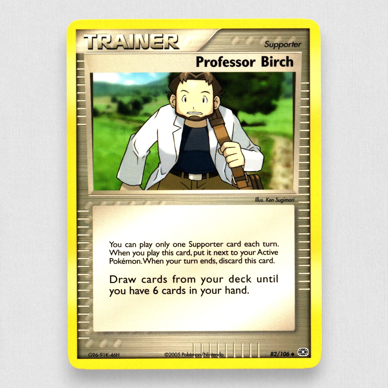 Professor Birch 82/106 Emerald Regular Pokemon TCG NM
