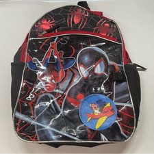 Red and Black Kids Spiderman Graphic Backpack Back To School