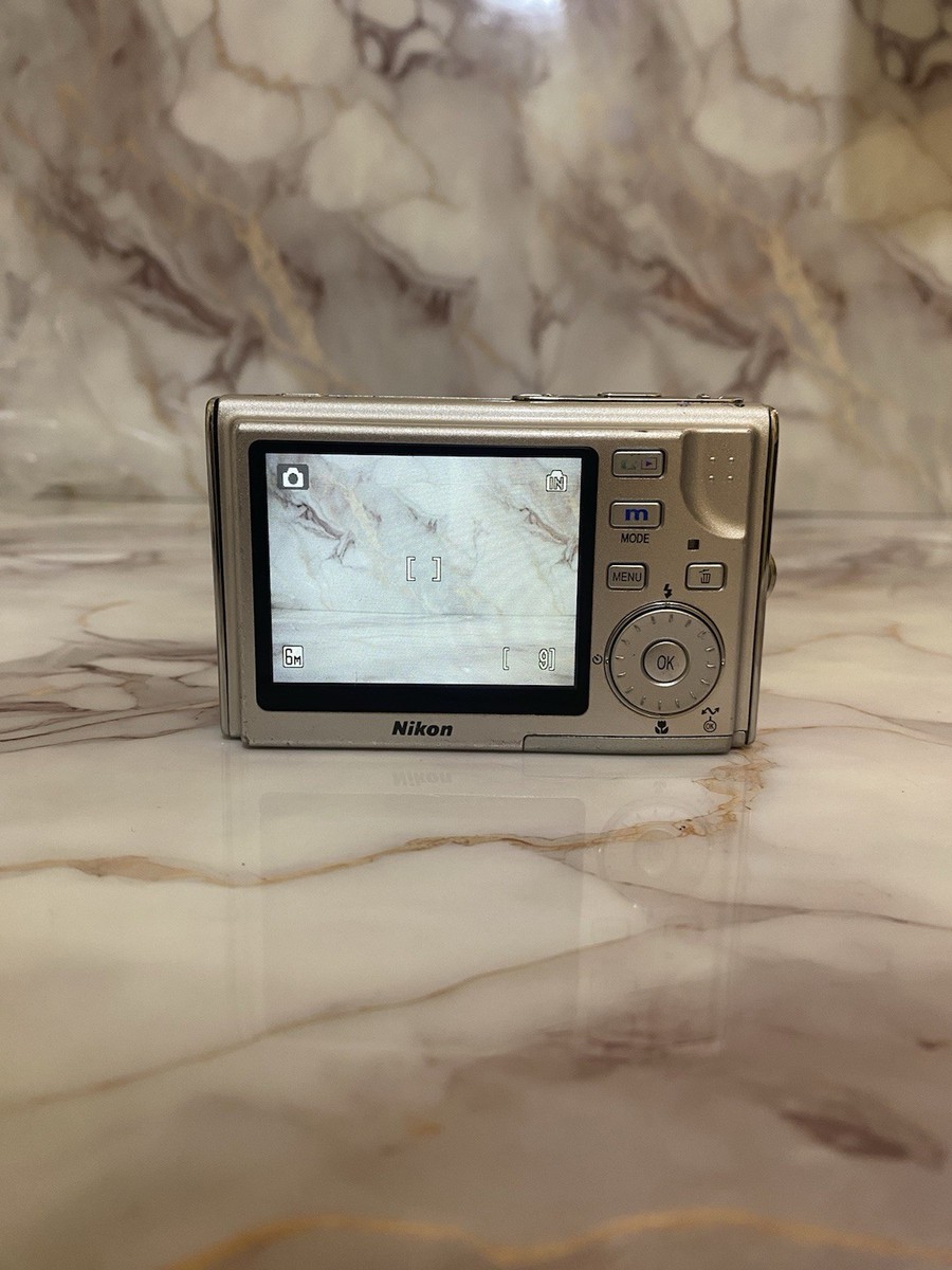 Nikon Coolpix S5 Silver 6.0MP 3x Zoom Compact Digital Camera From