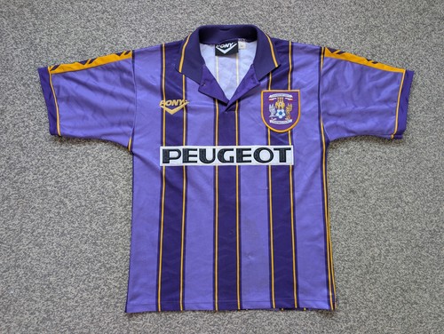 Vintage Coventry City Shirt Mens Small 1995/96 Away Ndlovu Pony Purple 90s - Picture 2 of 16