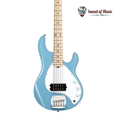 Sterling By Music Man StingRay RAY5 Bass Guitar - Chopper Blue