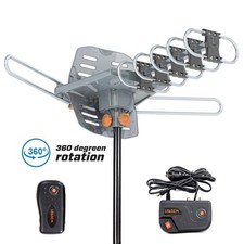 980 Mile HDTV 4K 1080P Outdoor Amplified Digital TV Antenna 360  Install-free