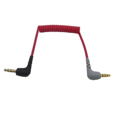 Microphone Connection Cable TRS To TRRS Patch Cable For BOYA RODE SC7 Accessory