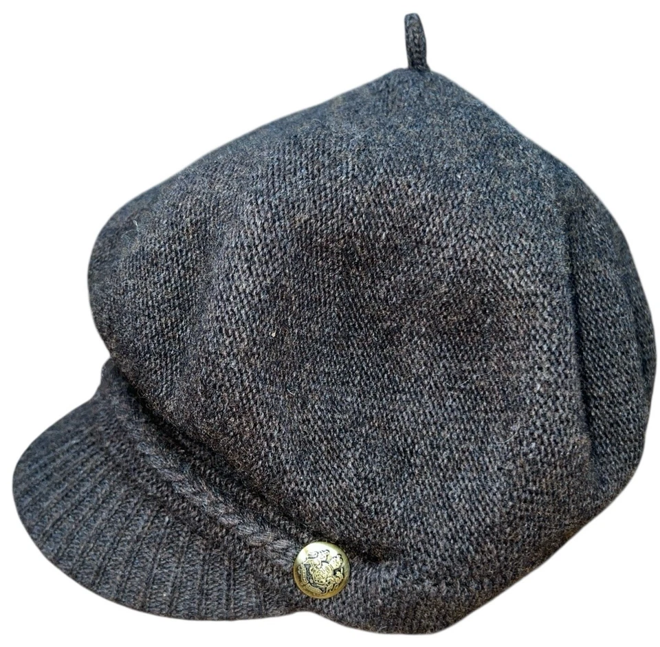 Lauren Ralph Lauren Mezcla de Cachemira Mujer Newsboy Pescador Sombrero Marrón Talla Única Foto 2 de 4