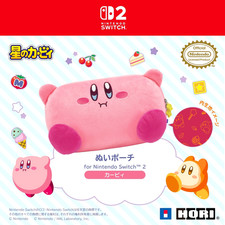 Kirby Plush Pouch Case for Nintendo Switch 2 Official HORI Japan New
