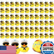 Shappy 48 Pcs Cruise Duck Bulk Sunglasses Sets 2 X 1.9 X 2.4 Inch Mini Sailing