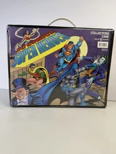 Vintage DC Comics Super Hero Action Figure Collectors Case Holds 12 Toy Biz 