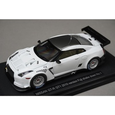 Ebbro 44317 Nissan GT-R GT1 Fuji 2010 #1 Shakedown Spec 1/43